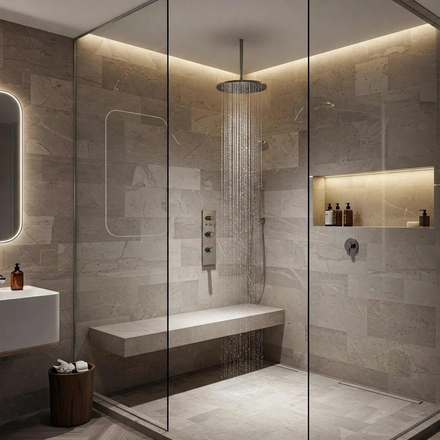 Stylish Doorless Shower Ideas for a Spa-Like Bathroom with MineralStream