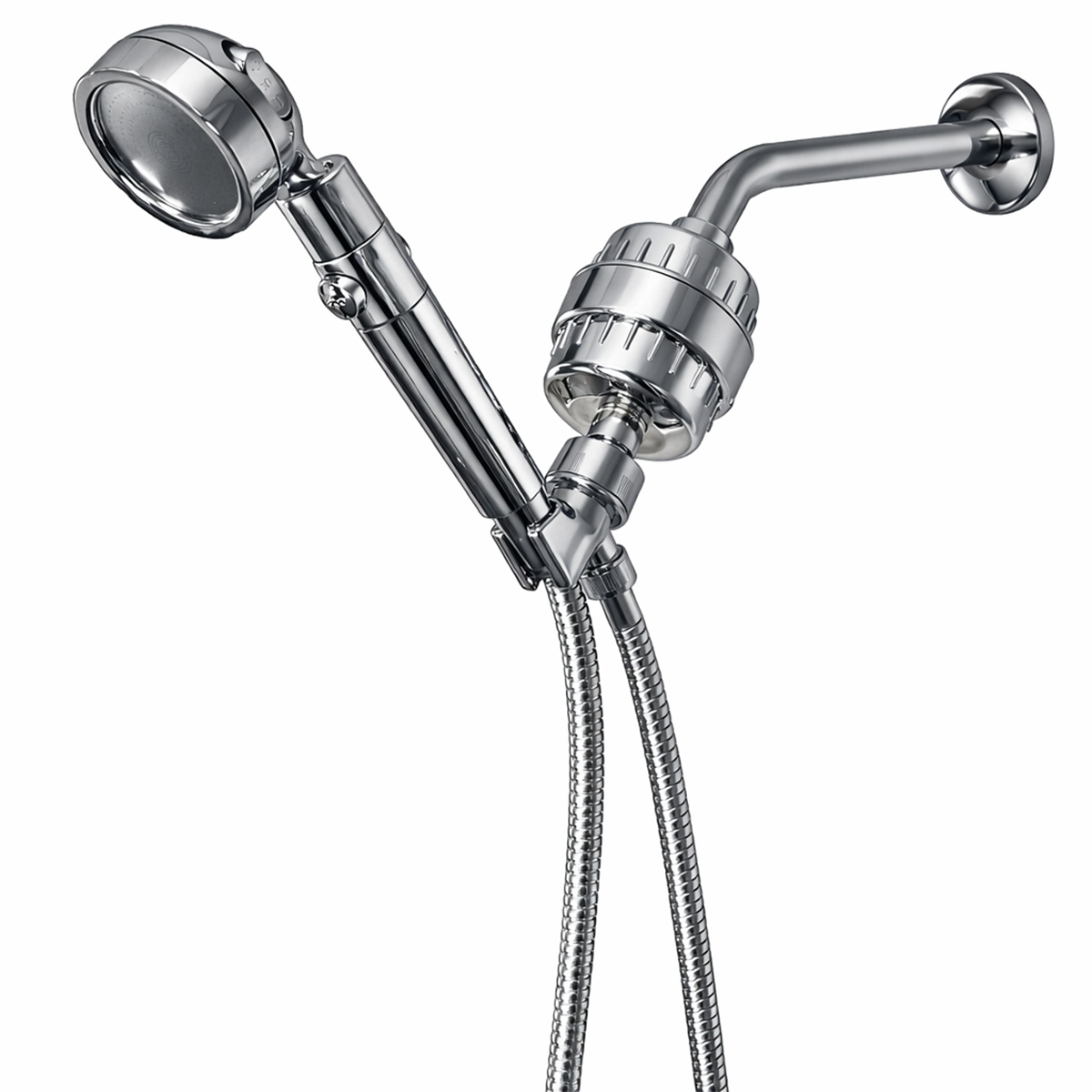 MineralStream Duo Shower Head Showerhead Täydellinen suihkusarja