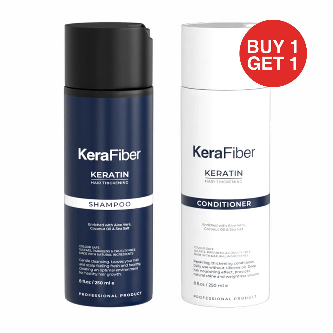 Kovaan veteen tarkoitettu shampoo & Hoitoaine