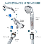 Mineralstream ™ ioninen suihkupää 2.0