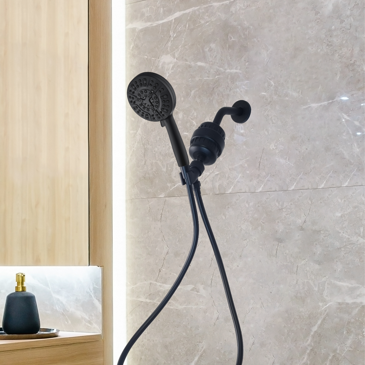 MineralStream Luxe 10 Mode High Pressure Shower Head (Filtered)