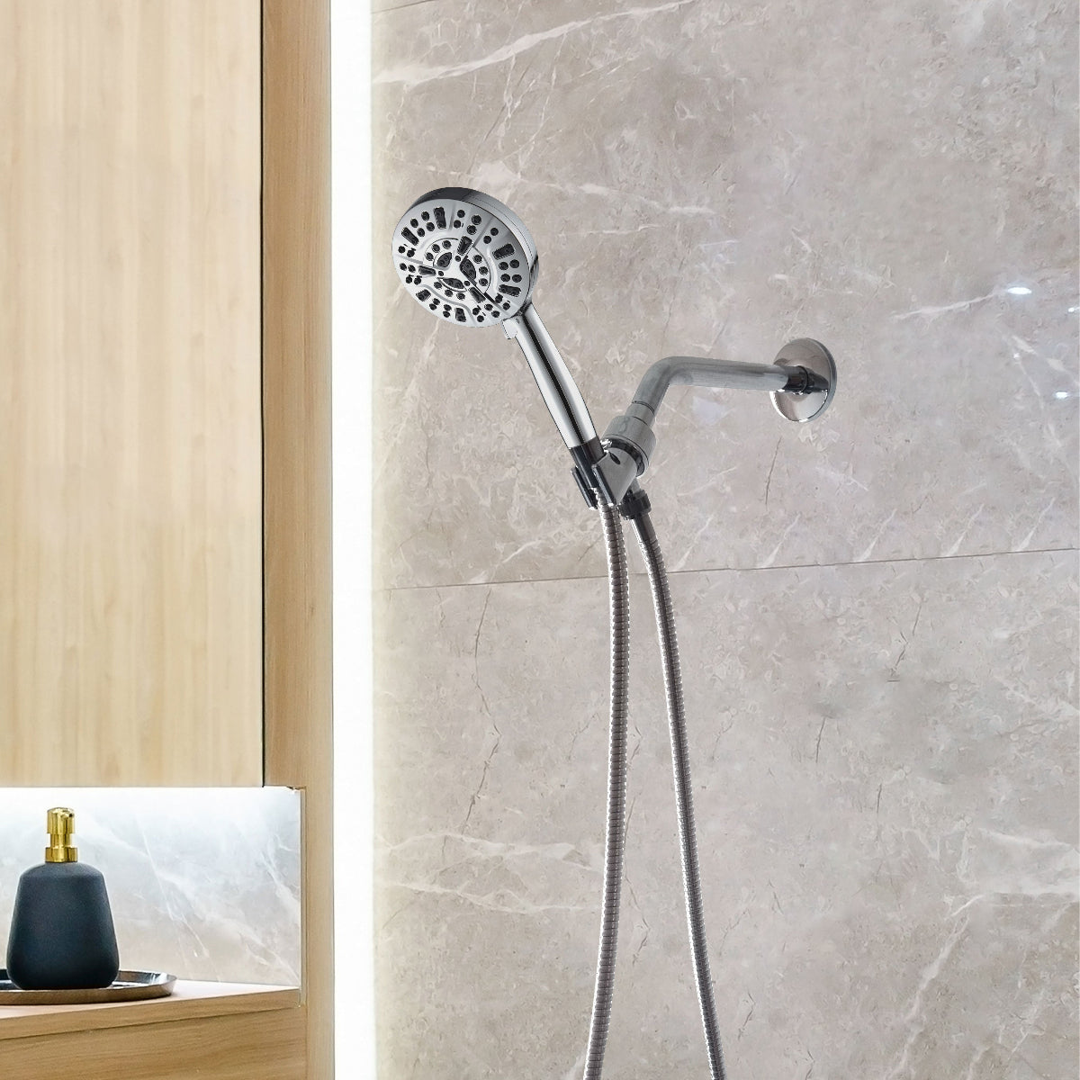 Mineralstream Luxe 10 -moodin korkeapaine suihkupään (suodatettu)