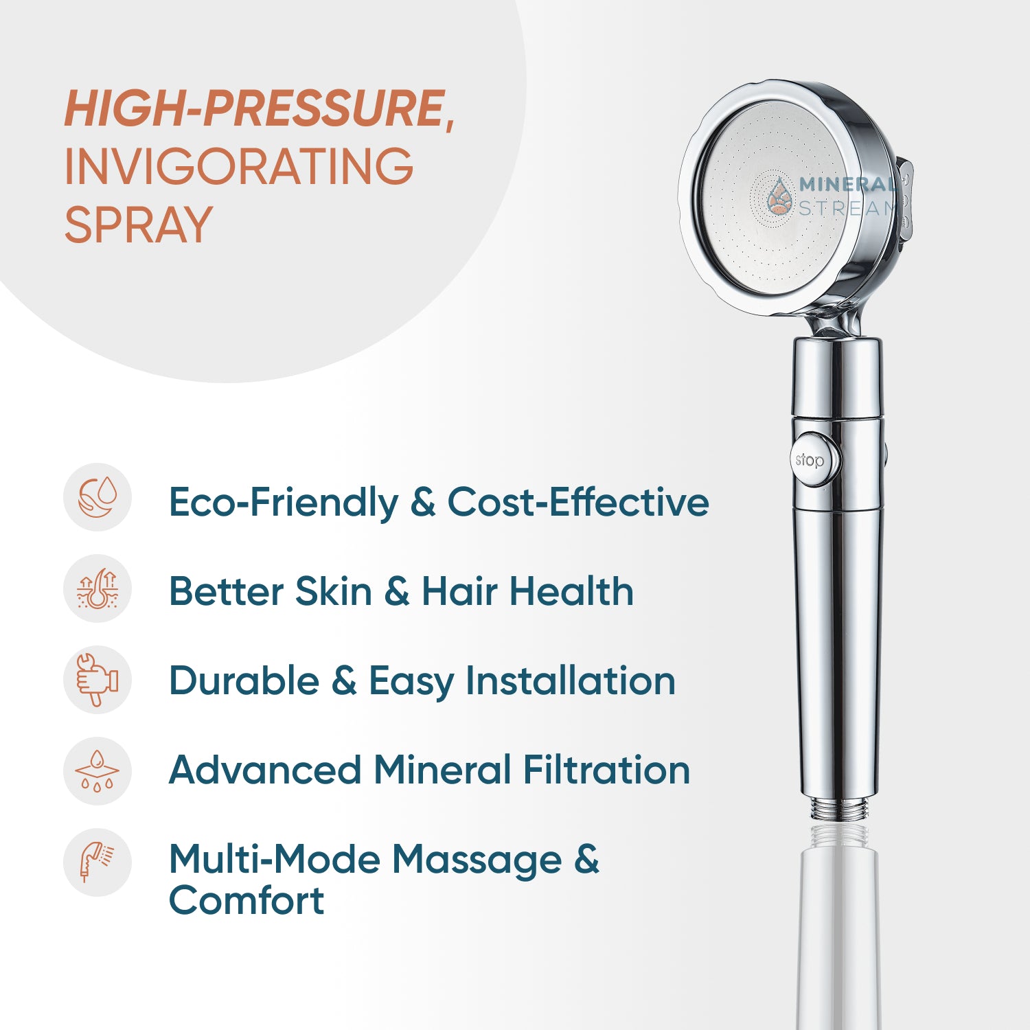 MineralStream™ Duo -suihkupää