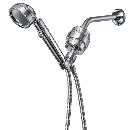 MineralStream Duo Shower Head Showerhead Täydellinen suihkusarja