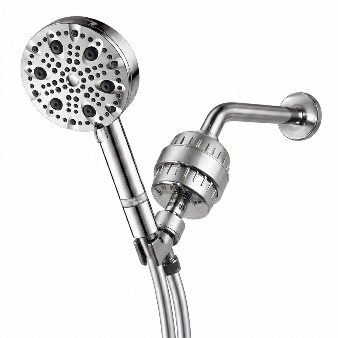 Luxe 9 Mode Showerhead täydellinen suihkusarja